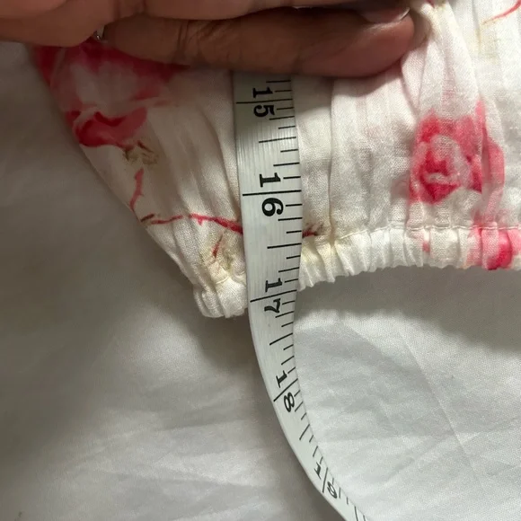 LoveShackFancy Pink Floral Crop Top - Picture 11 of 13